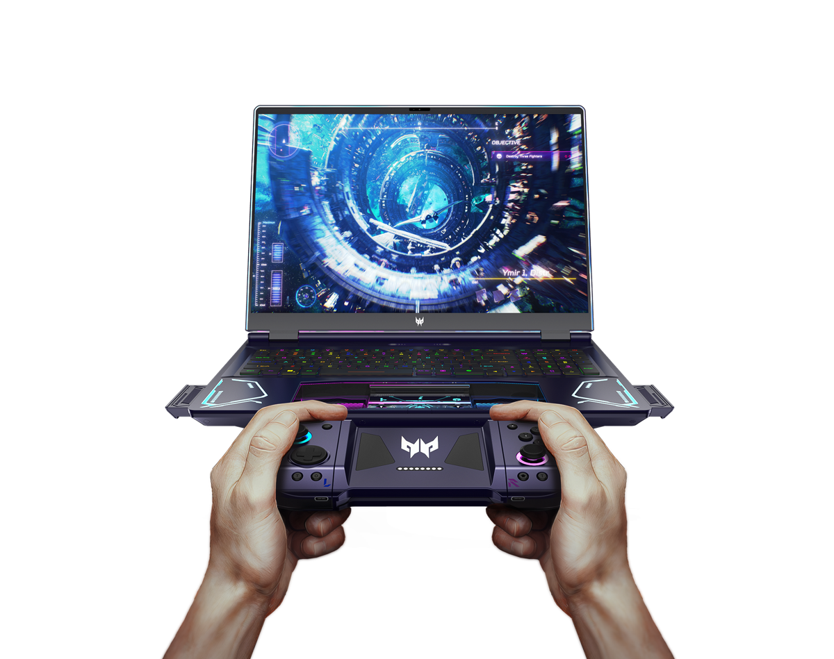 Acer Project DualPlay: Обзор инновационного игрового ноутбука с встроенным геймпадом и выдвижными динамиками